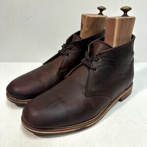 VERY GOOD Rancourt & Co. x Helm Chukka Boot Brown Chromexcel Made in USA 11 D